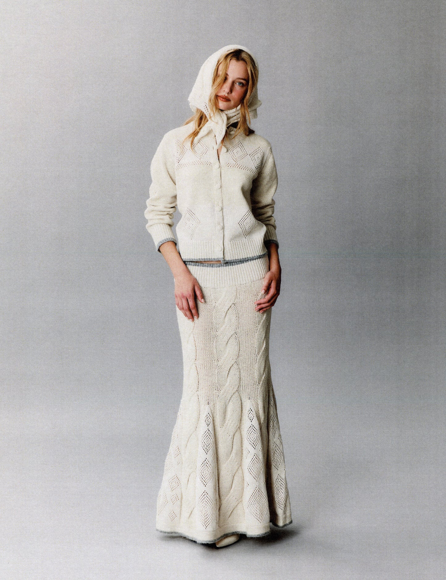 Hollis Pointelle Scarf