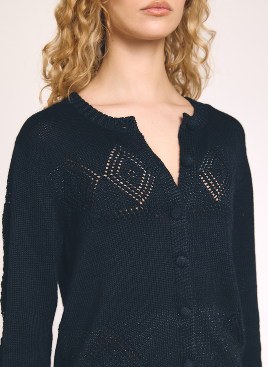 Wren Pointelle Cardigan