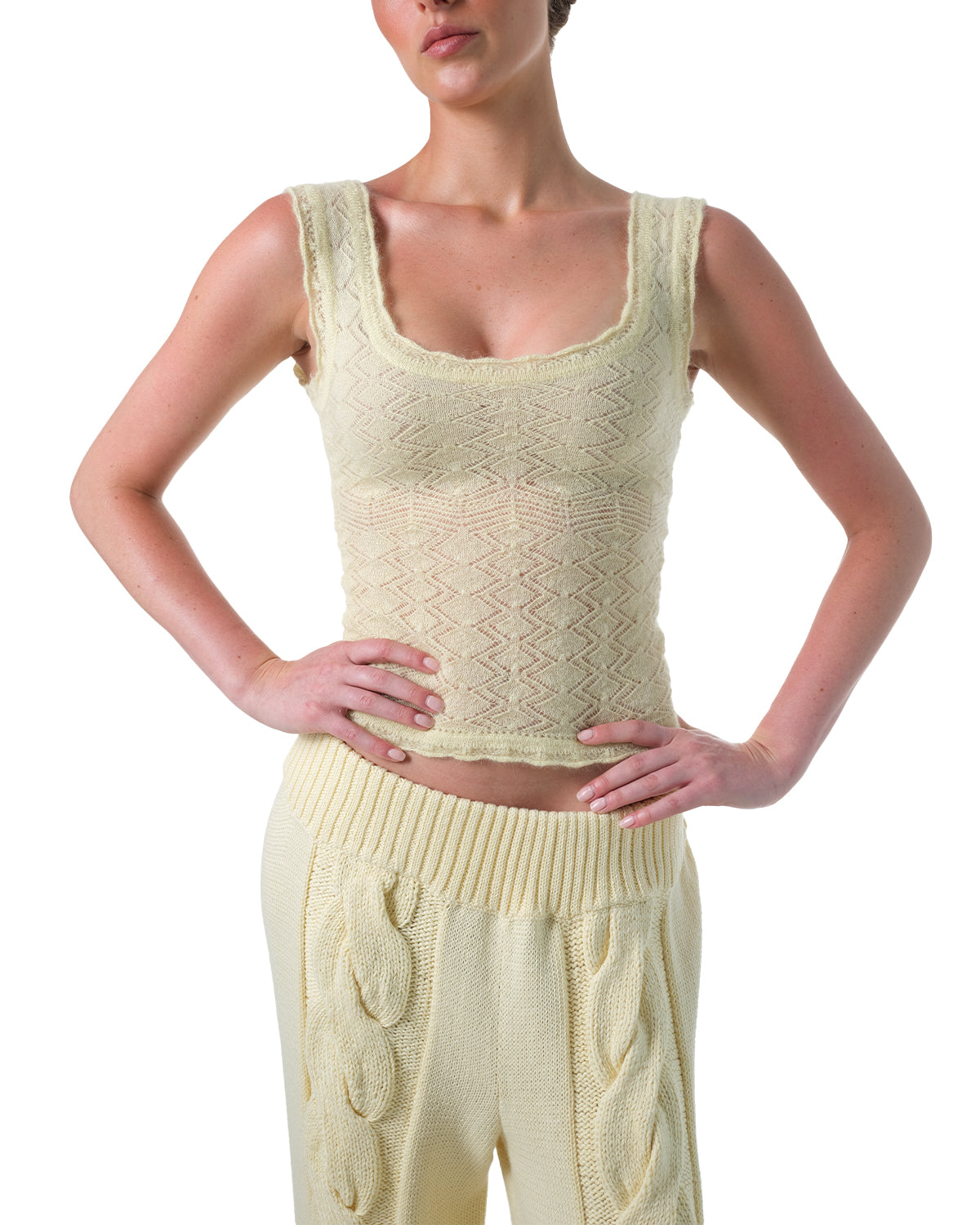 Casey Pointelle Tank