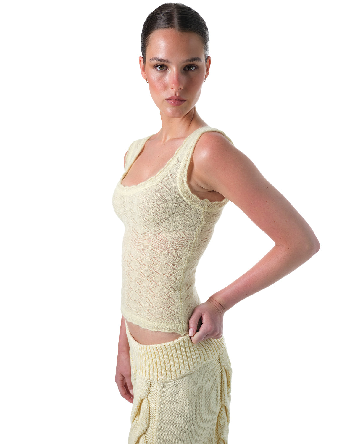 Casey Pointelle Tank